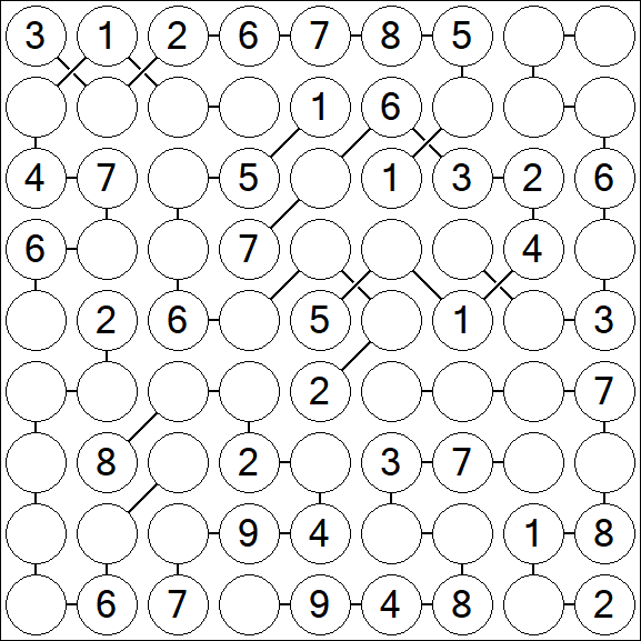 Chain Sudoku - Medium