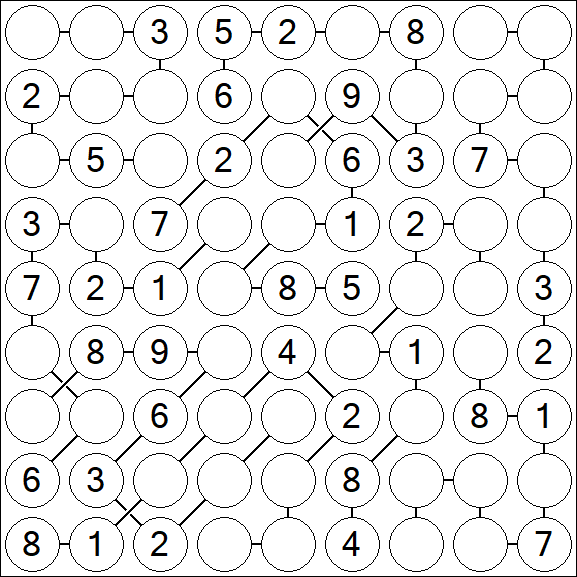 Chain Sudoku - Medium