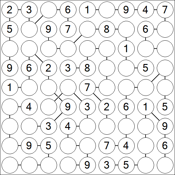 Chain Sudoku - Medium