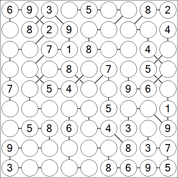 Chain Sudoku - Medium