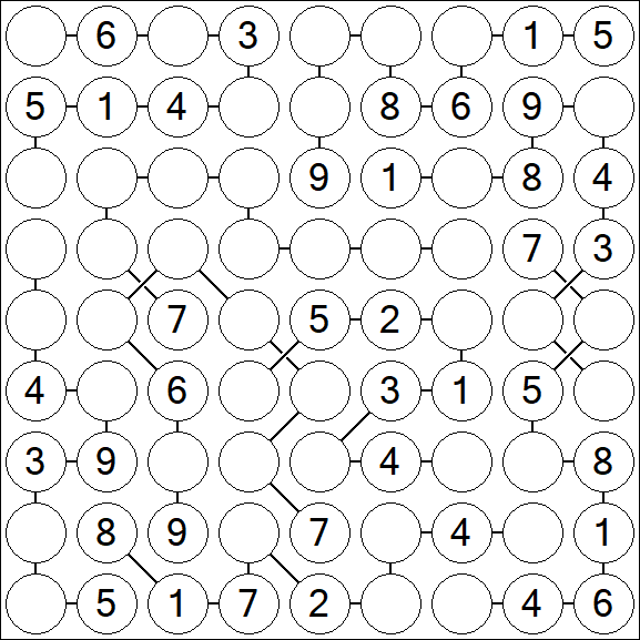 Chain Sudoku - Mittel