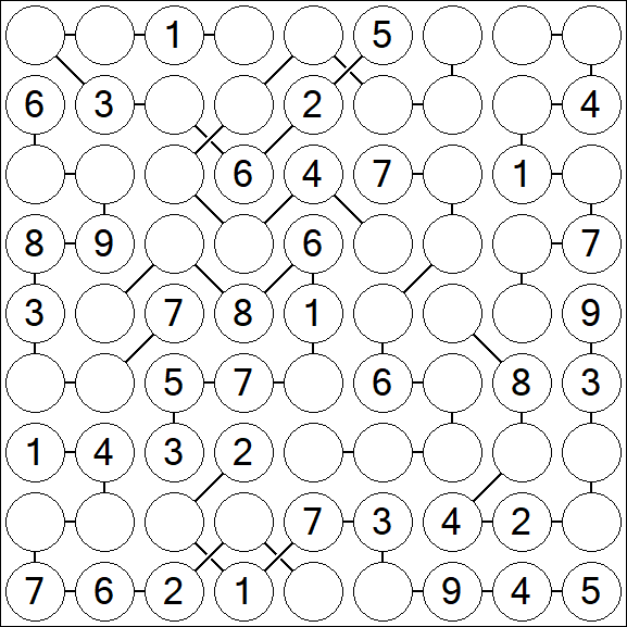 Chain Sudoku - Medium