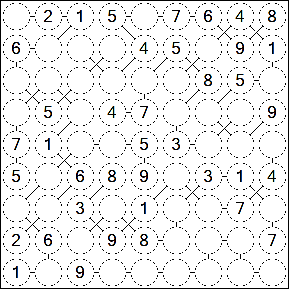 Chain Sudoku - Medium