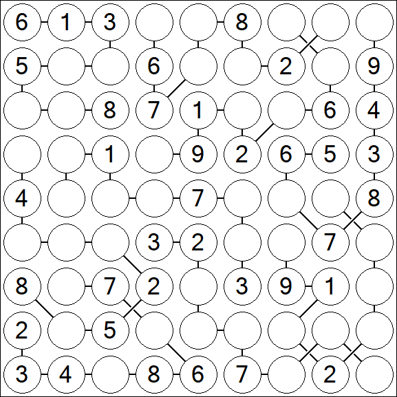 Chain Sudoku - Medium