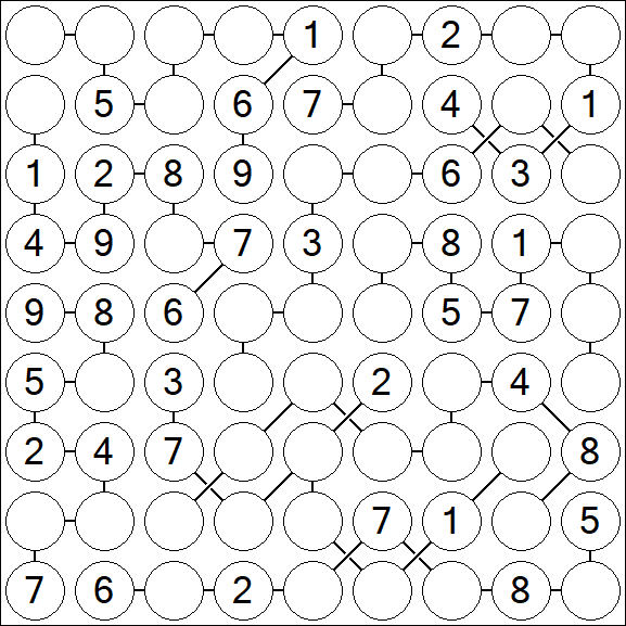 Chain Sudoku - Medium