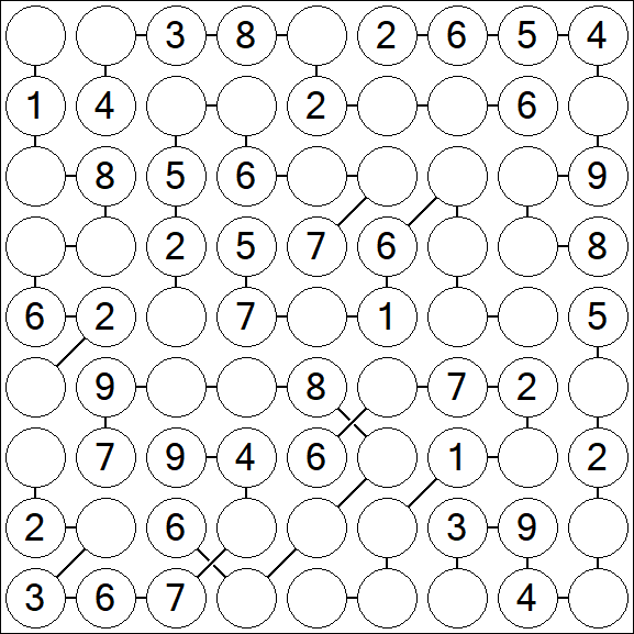 Chain Sudoku - Medium