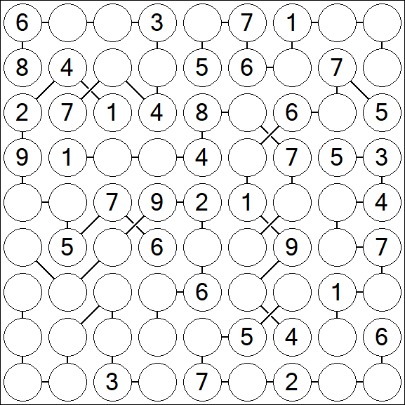 Chain Sudoku - Medium