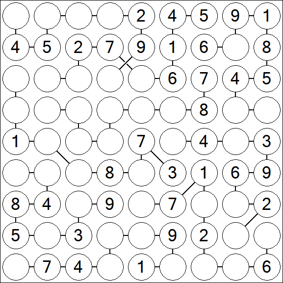 Chain Sudoku - Medium