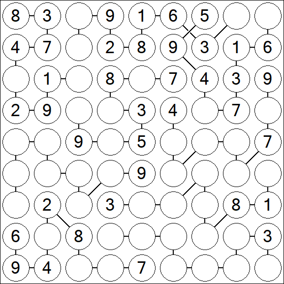 Chain Sudoku - Medium