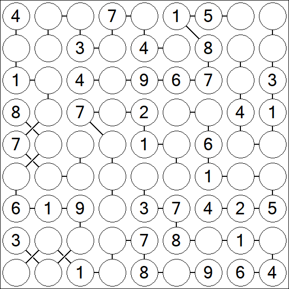 Chain Sudoku - Medium
