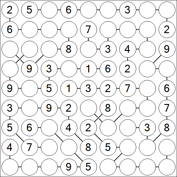 Chain Sudoku - Medium