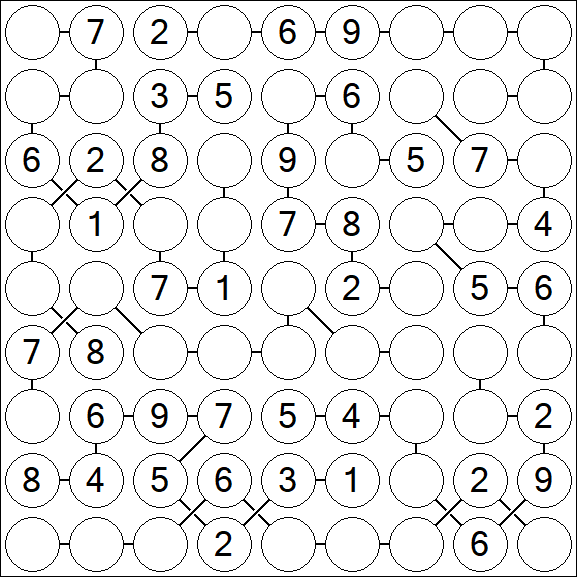 Chain Sudoku - Medium