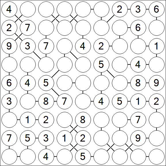 Chain Sudoku - Medium