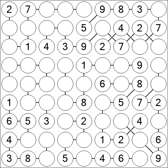 Chain Sudoku - Medium