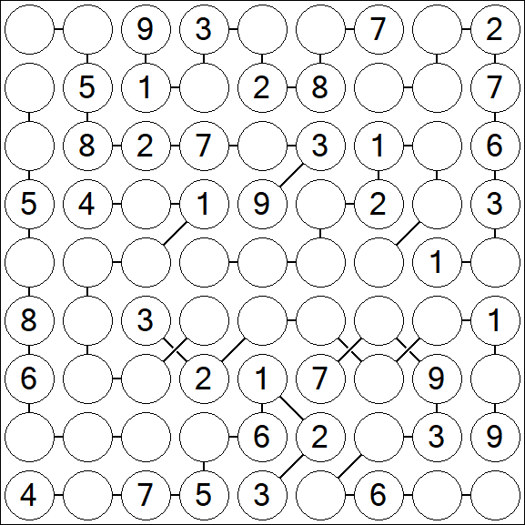 Chain Sudoku - Medium