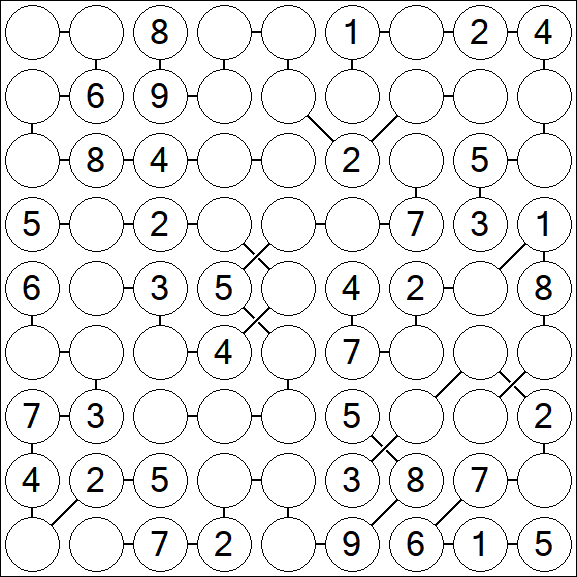 Chain Sudoku - Medium
