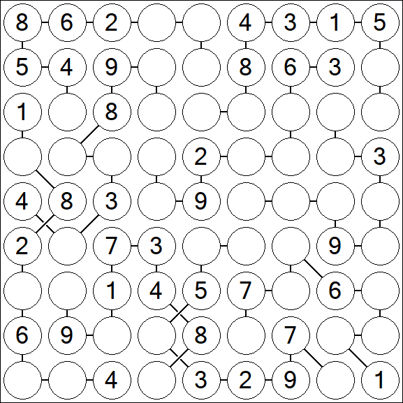 Chain Sudoku - Medium
