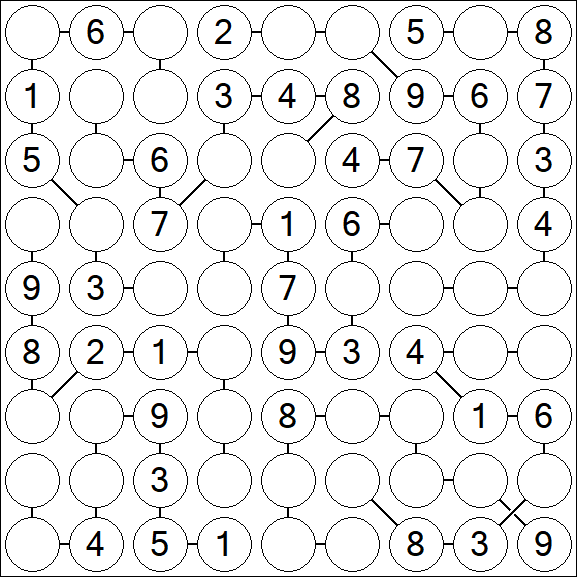 Chain Sudoku - Medium
