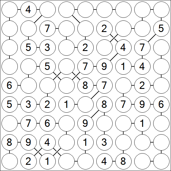 Chain Sudoku - Medium