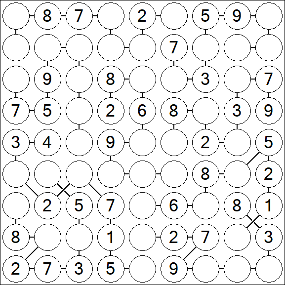 Chain Sudoku - Medium