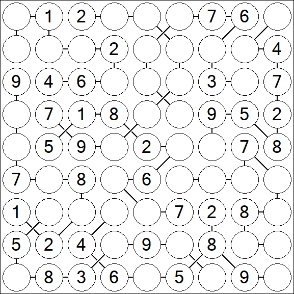 Chain Sudoku - Medium