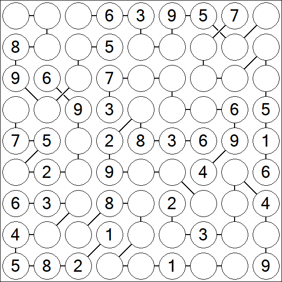 Chain Sudoku - Medium
