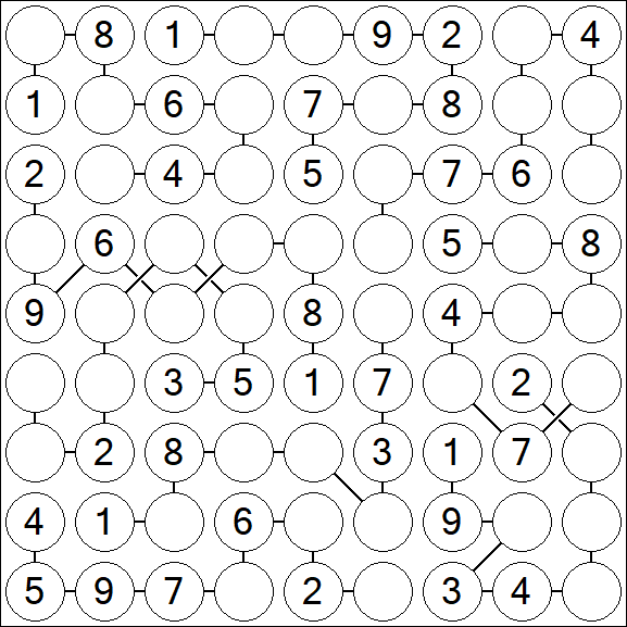 Chain Sudoku - Medium