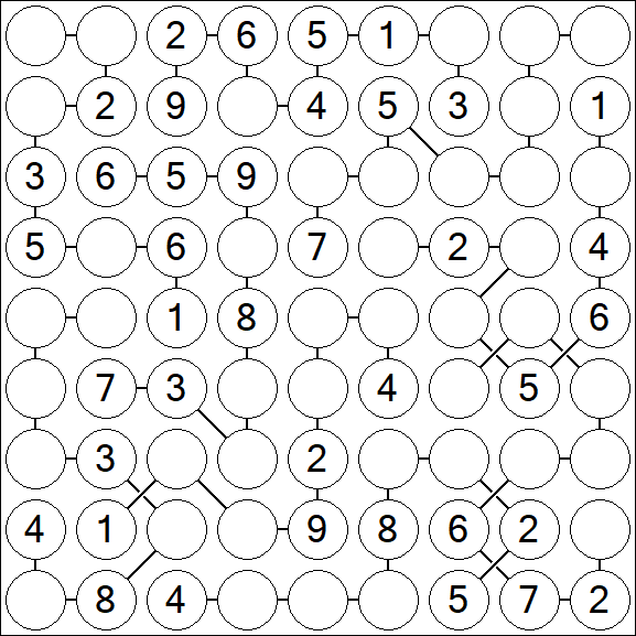 Chain Sudoku - Medium