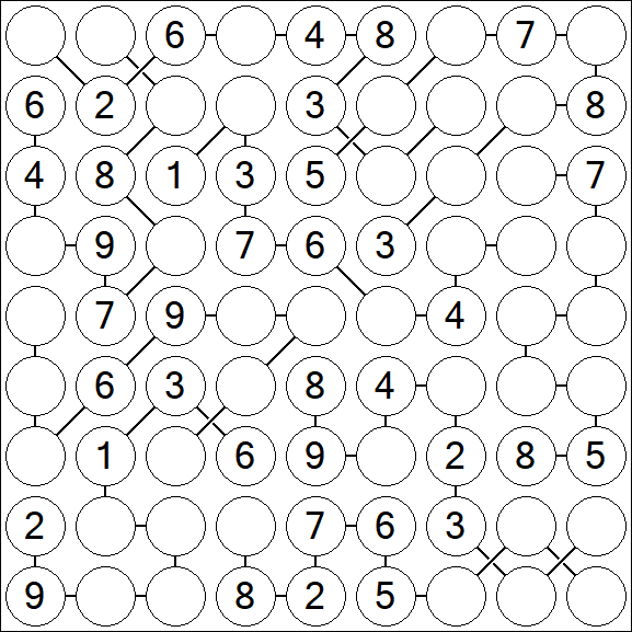 Chain Sudoku - Medium