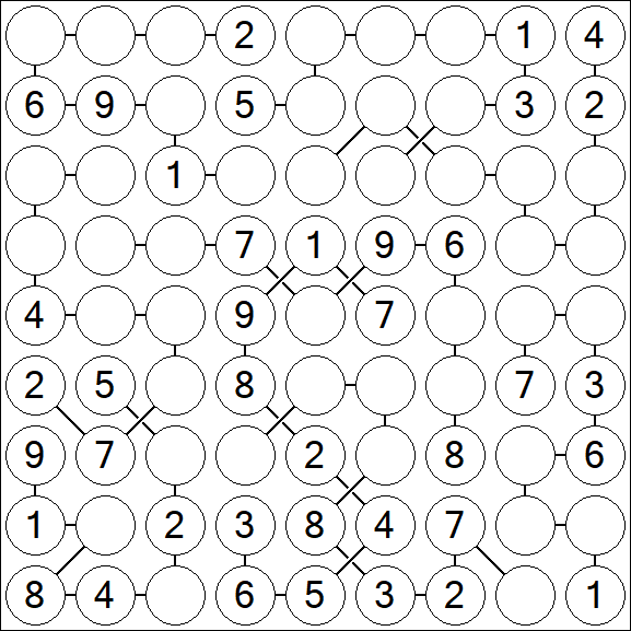 Chain Sudoku - Medium