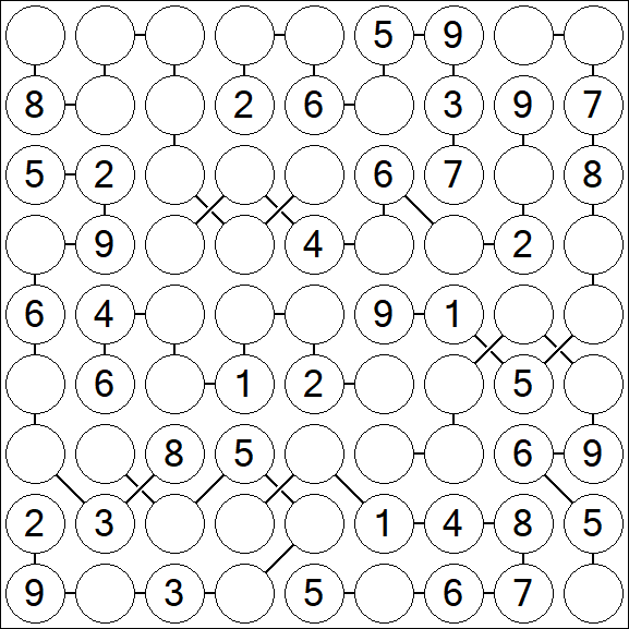 Chain Sudoku - Medium
