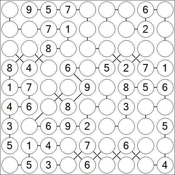 Chain Sudoku - Medium
