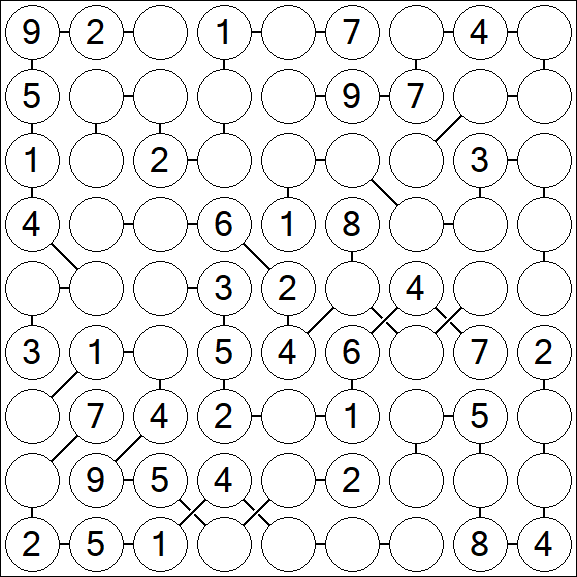 Chain Sudoku - Medium