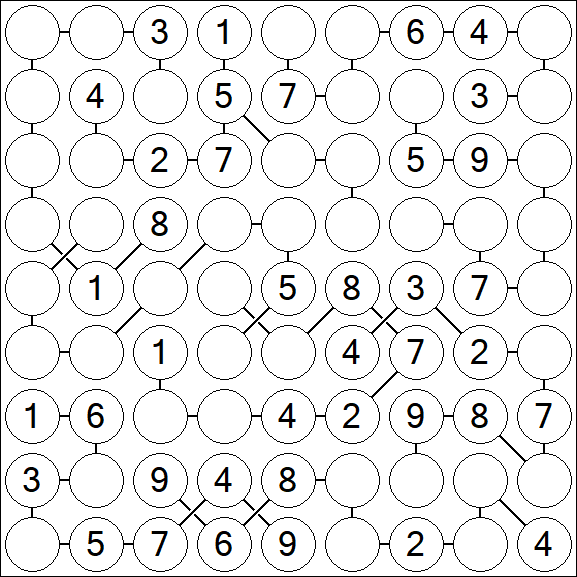 Chain Sudoku - Medium