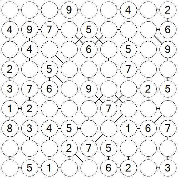 Chain Sudoku - Medium