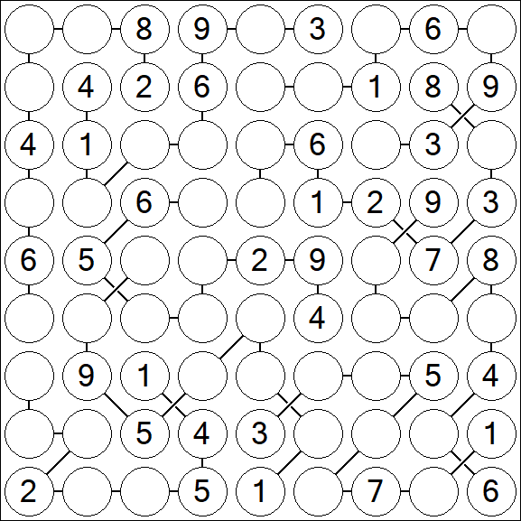 Chain Sudoku - Medium