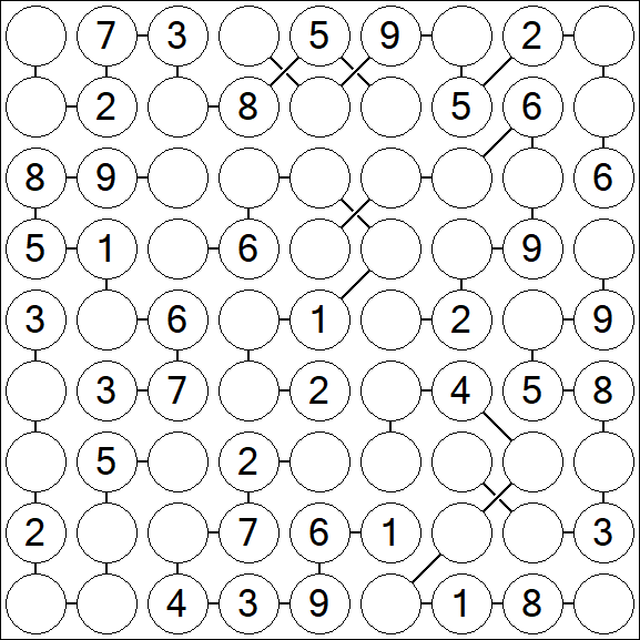 Chain Sudoku - Medium