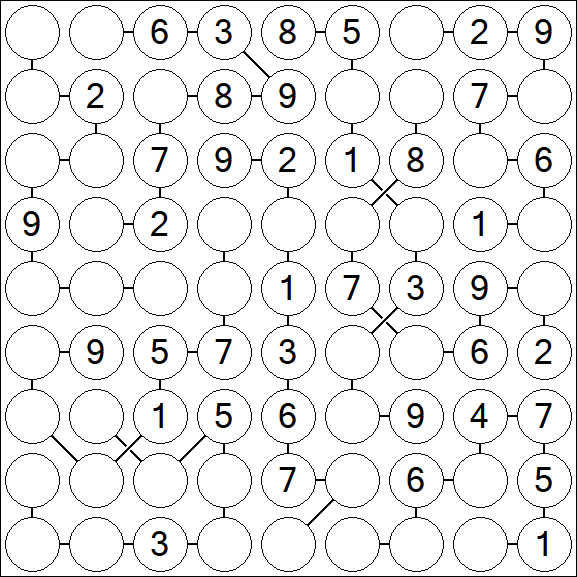 Chain Sudoku - Medium
