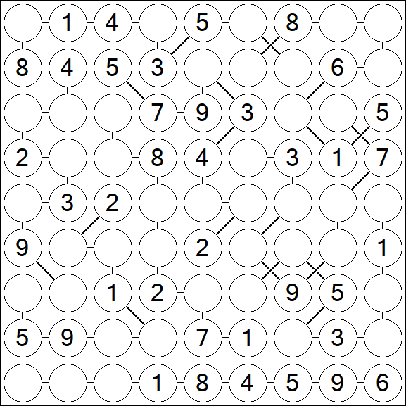 Chain Sudoku - Medium