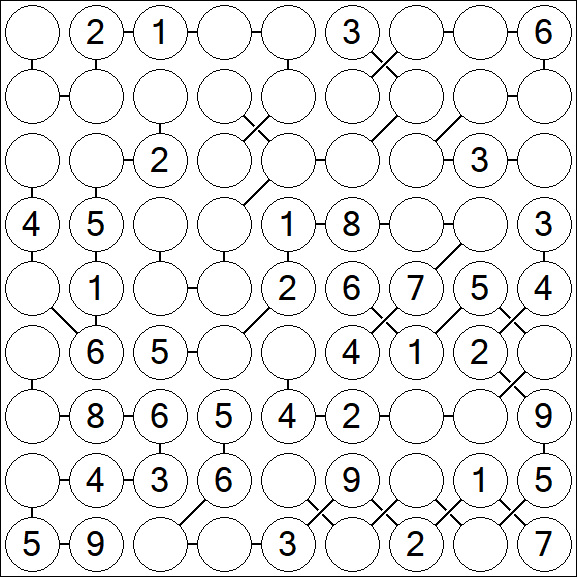 Chain Sudoku - Medium