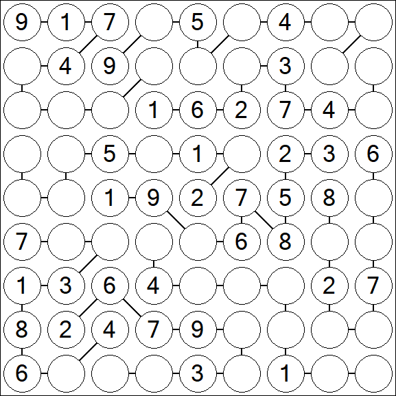 Chain Sudoku - Medium
