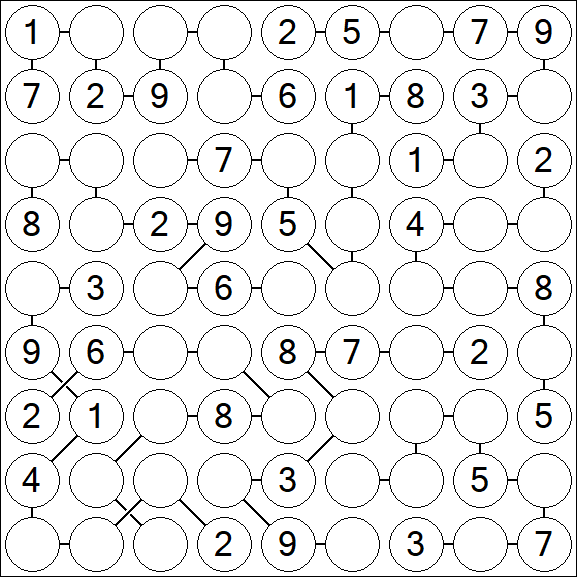 Chain Sudoku - Medium