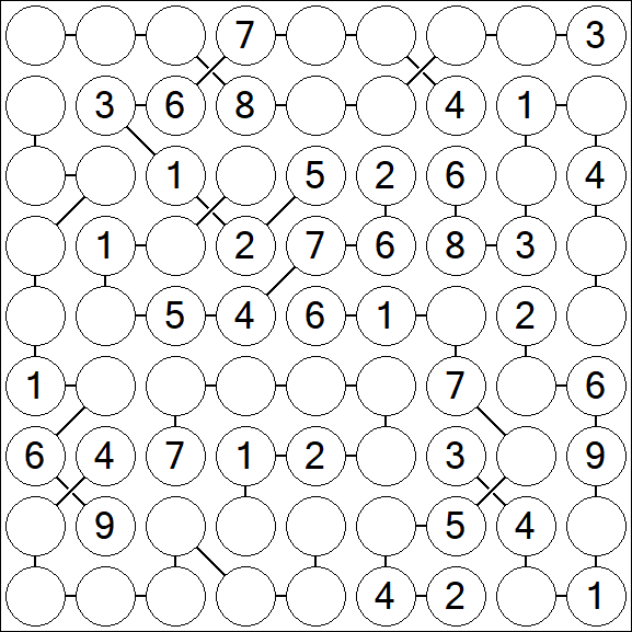 Chain Sudoku - Medium