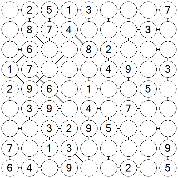 Chain Sudoku - Medium
