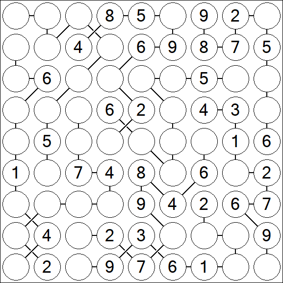 Chain Sudoku - Medium