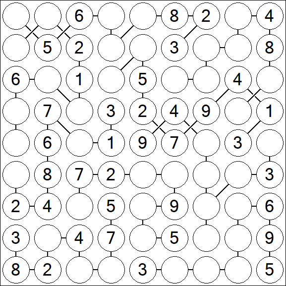 Chain Sudoku - Medium
