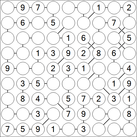 Chain Sudoku - Medium