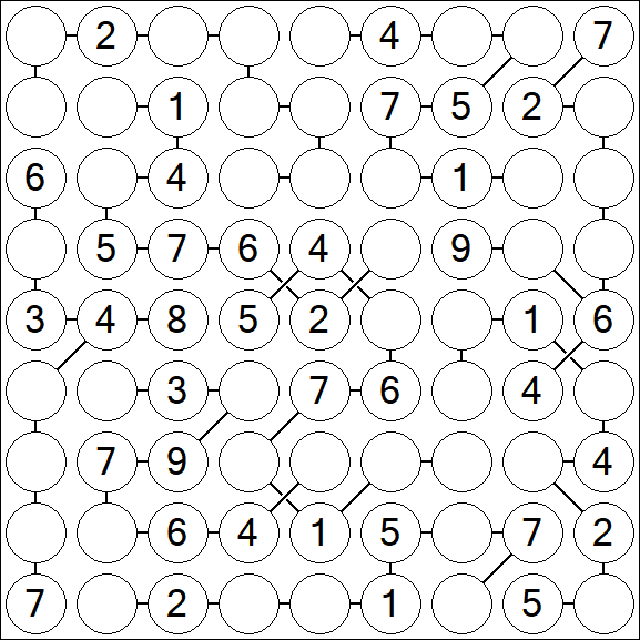 Chain Sudoku - Medium