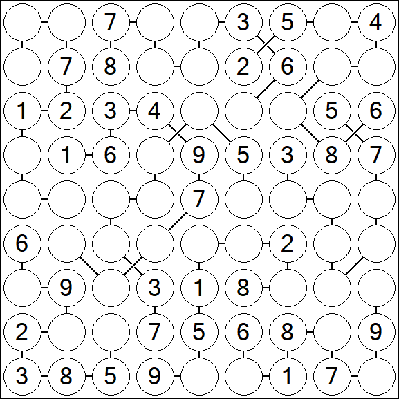 Chain Sudoku - Medium