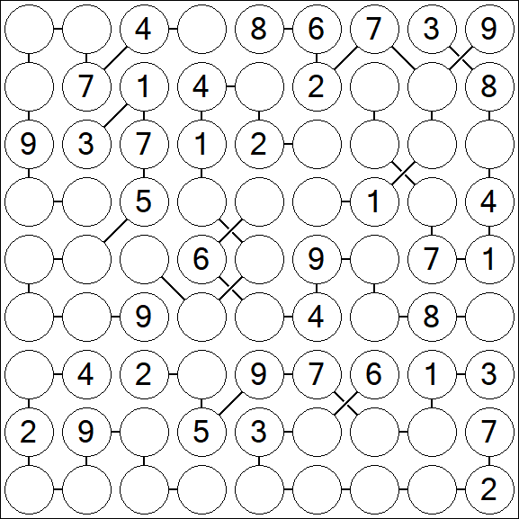 Chain Sudoku - Medium